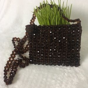 Beaded Small Purse Bag Vintage Great Condition
